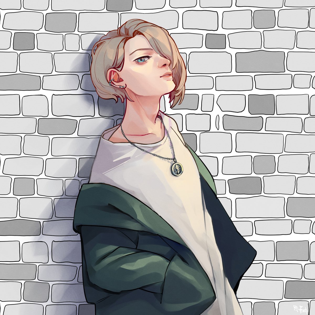 BinaryLight69's tweet image. この度ご依頼していたアイコンが完成しました🥰頭の中のイメージをここまで完璧に描けるぞらまるたさん(@marutA818)は僕の中で最高の絵師さんです！ありがとうございました！
出来上がったイラストを見て、危うく天へ召されるところでした😇ｱｯ･･･