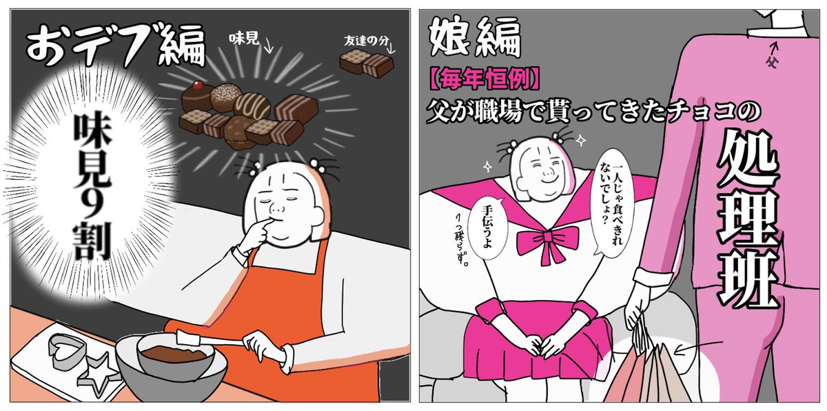 タイプ別バレンタイン 