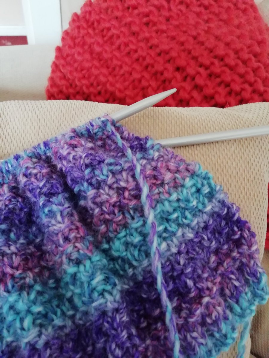 CarolynnAdams17's tweet photo. Getting back into knitting. #knitting #crafts #knittingprojects https://t.co/wih9y7FYXi