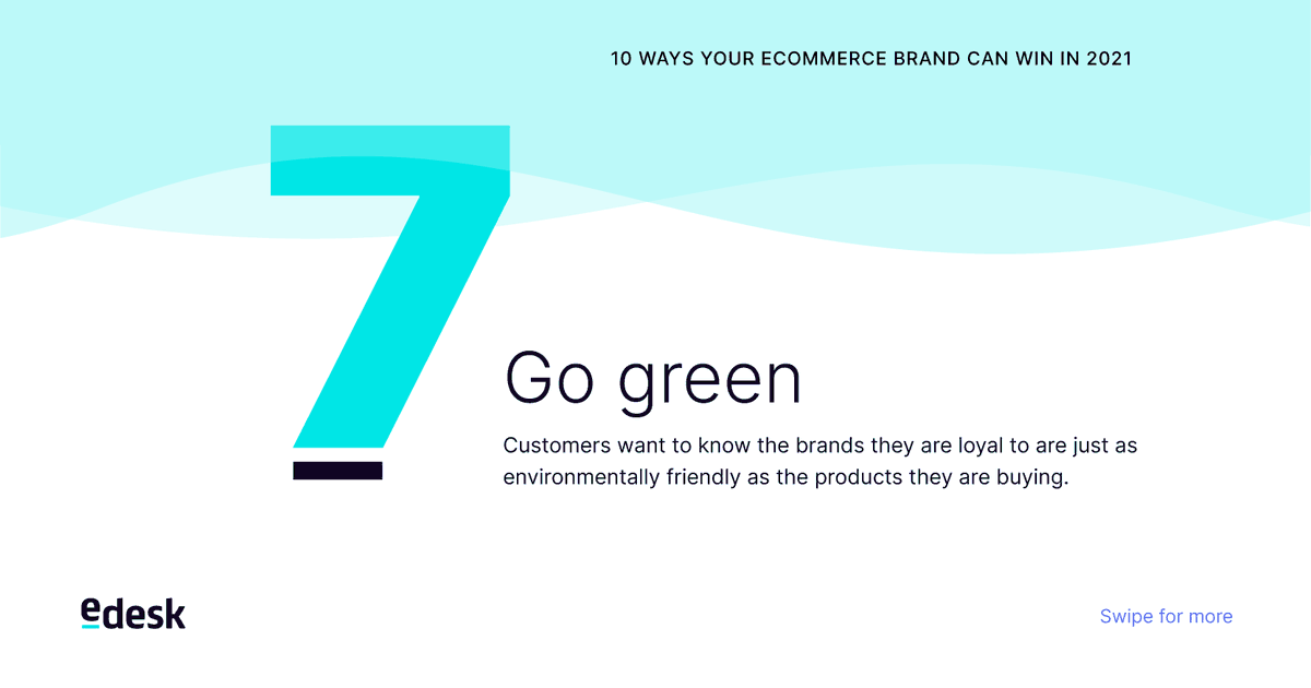 Part 2: Ways Your Ecommerce Brand Can Win in 2021. Keep swiping for 4-7! bit.ly/39JMwlP