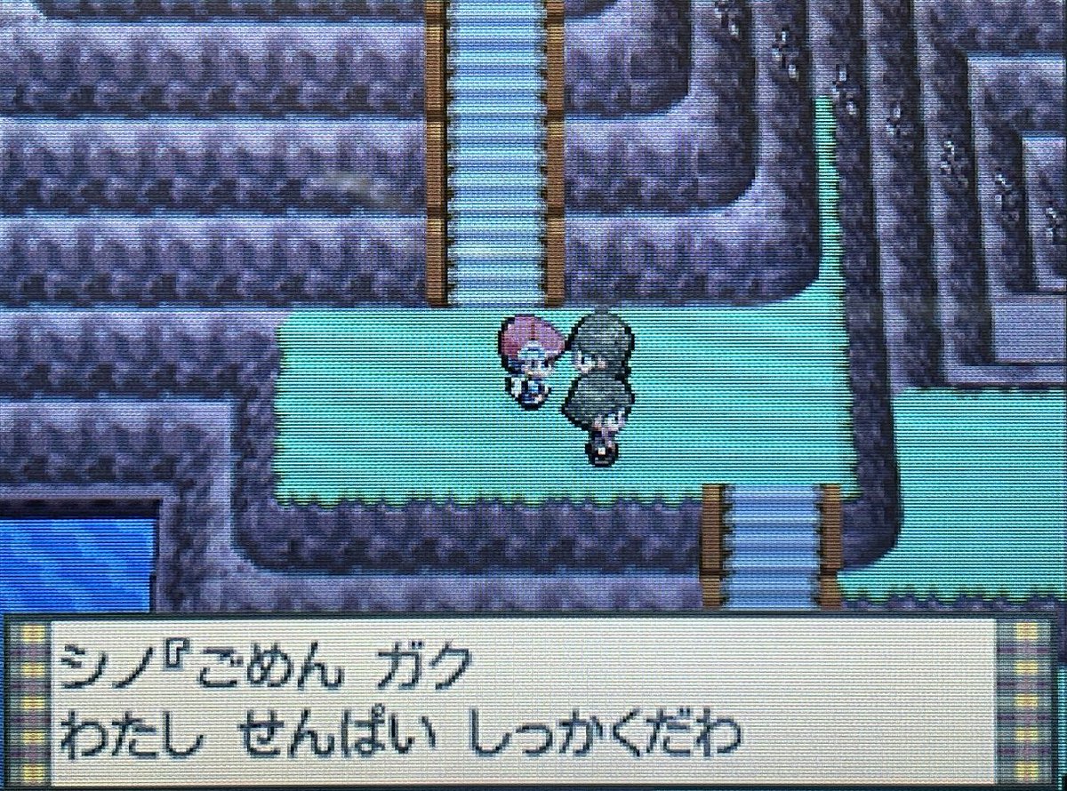 Atsu ポケモンプラチナに出てくるダブルチームのシノとガクの会話好きだなぁ ポケモン