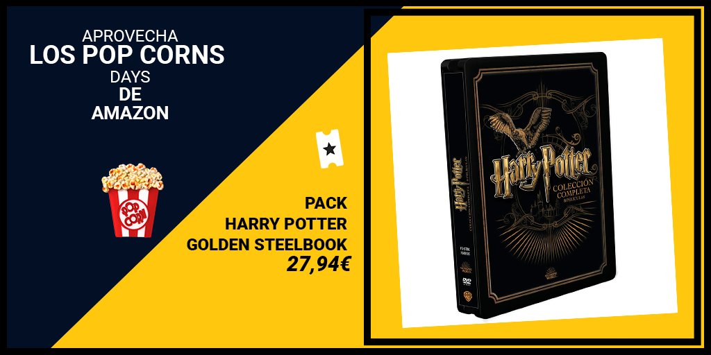 SensaCine's tweet photo. Os traemos dos recomendaciones de los #PopCornDays de #Amazon ¡A ver si os gustan! Empezamos con un clásico como es #HarryPotter https://t.co/eHhMhZzuHe https://t.co/0VZpN5LlZN