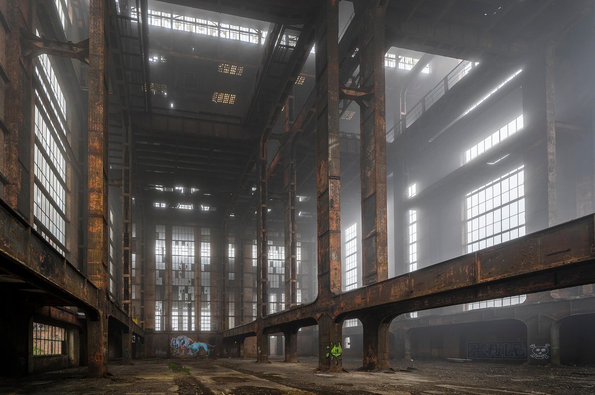 designloos's tweet photo. Verlaten fabriek in Belgie | ECVB Centrales electriques https://t.co/orXX6rxoT1 via @werkaandemuur #wanddecoratie #fotoaandemuur #canvasdoek #aluminium #behang #verlaten #tekoop https://t.co/rBPdKcIlJP