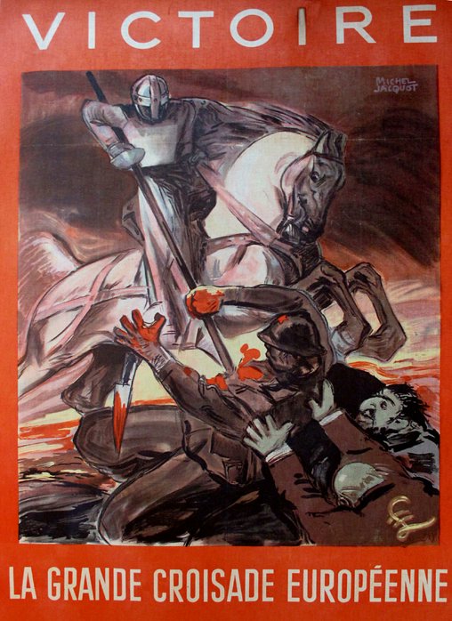 Looking at far-right appropriations of the Templars today and while I can find the KKK, Franco, and the Nazis all using crusade imagery and, in the latter's case, the Teutonic Knights, there's surprisingly little use of the Templars by the far-right before c.1980.