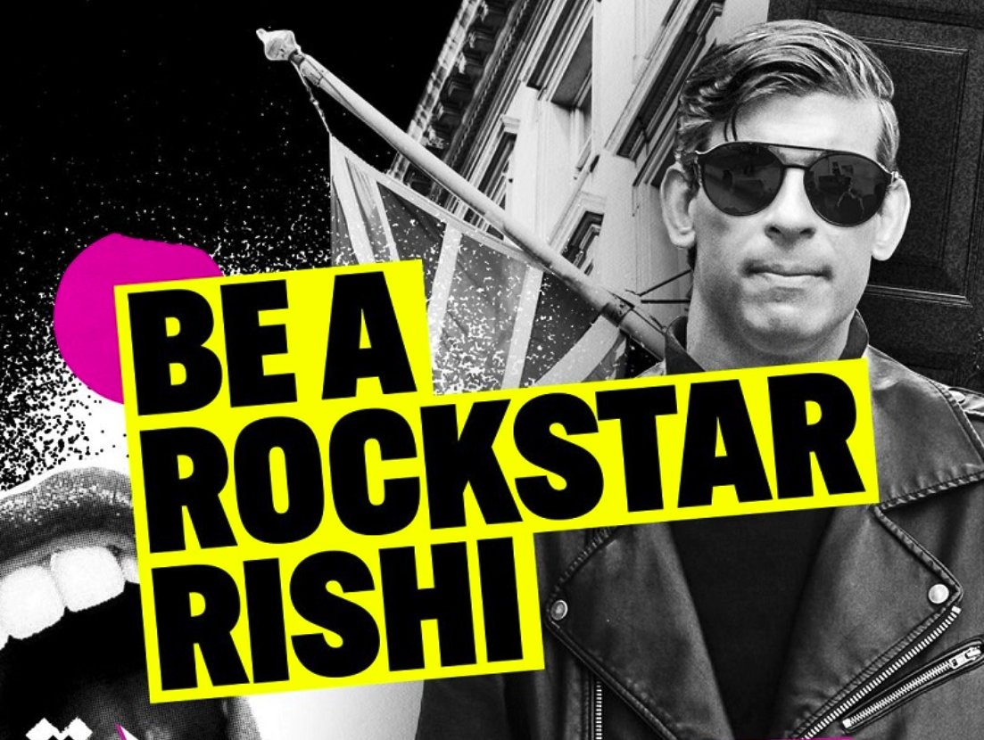 Musicians are doing all they can to keep their heads above water. #BeARockstarRishi and do your bit. #InvestInMusicians and open up the next round of the Cultural Recovery Fund for freelancers in England too.