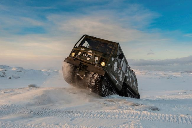 CdoLogRegt's tweet photo. Mobility training in the Arctic using the BV206 platform. In a harsh environment like this it is essential to get the basics of mobility right, advanced skills will come next #winterwarrior @RoyalMarines https://t.co/ES9soERPNh