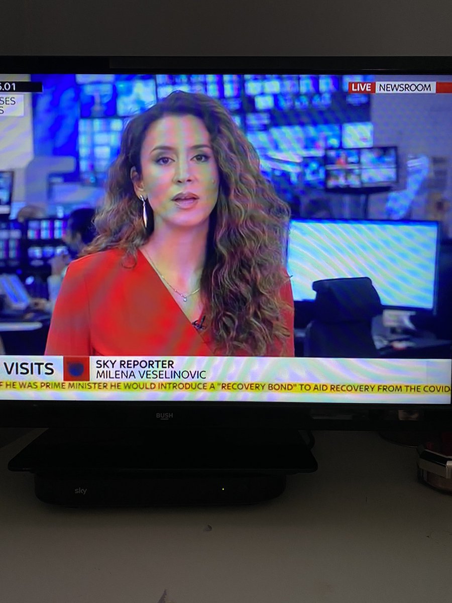 Janebuffoni's tweet image. Wow most glam @SkyNews reporter ever
