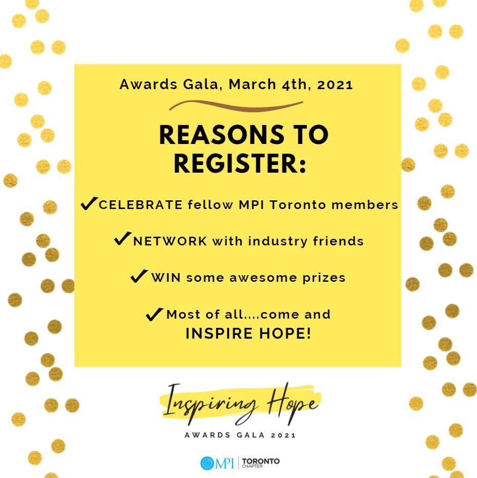 bbBlanc_Events's tweet image. 🗓️ Mark your calendars! Registration is OPEN for the March 4th #MPITO Awards Gala! We will be there, will you?

Register here: hubs.ly/H0GPWPm0

#bbBlanc #CreatingEventMagic #EventStrong #Awards #Gala #eventprofs #Network #Virtualevents