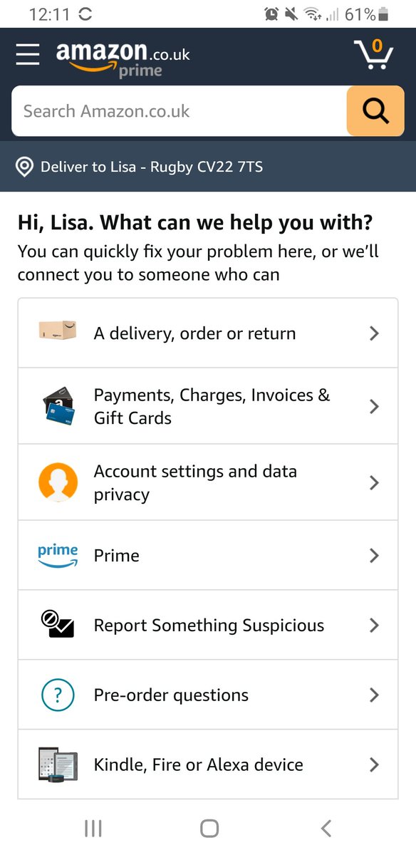 Lisa_Mangan's tweet photo. @AmazonHelp This is what I'm seeing https://t.co/ZIBl1cwlIt