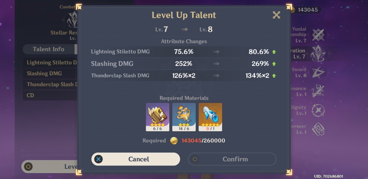 talents can differ according to your preference. this is mine atm.— physical keqing should prioritize her basic attacks before her skill / ult.— electro keqing should prioritize her skill / ult before her basic attacks.— stock on whooperflowers, prosperity and boreas.