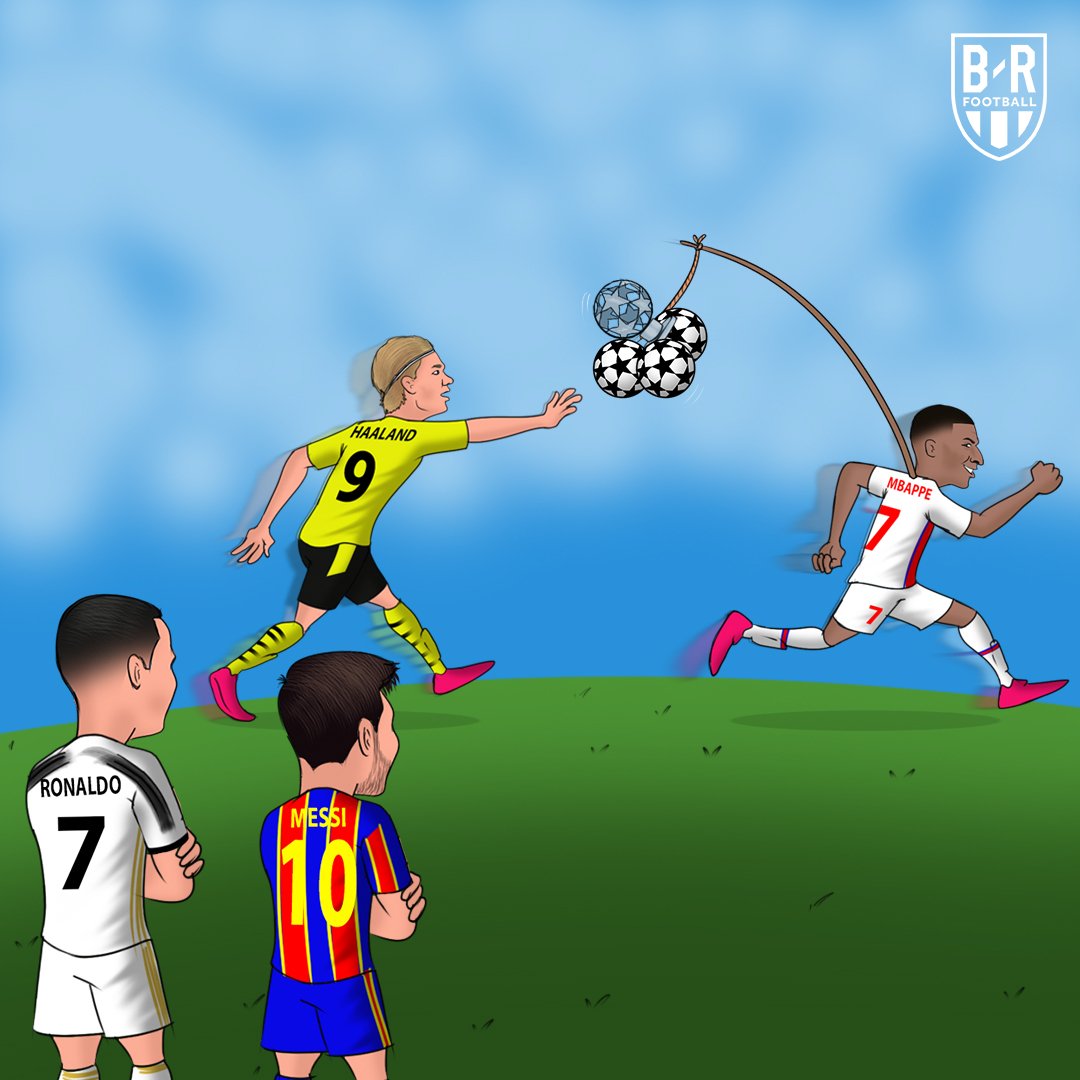 B R Football On Twitter Erling Haaland And Kylian Mbappe Making Everyone Take Notice