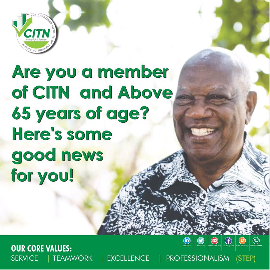 CITN Subscription Waiver Claim for Above 65-Years old Members