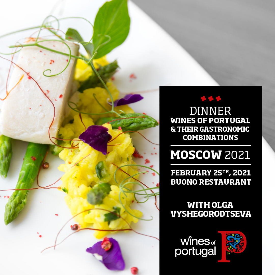 To increase the notoriety and distribution of Portuguese wines in the Russian market, ViniPortugal organizes a Wine Dinner, with Olga Vyshegorodtseva, Wine Mag's chief editor.