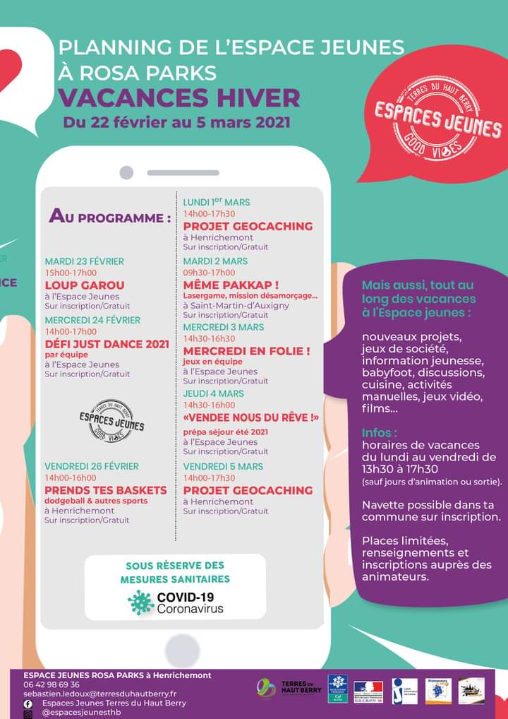EspaceJeunesTHB's tweet photo. Les vacances arrivent à grand pas... Voici ce qui va se passer dans vos espaces jeunes..... Attention places limitées https://t.co/a7getMdTKz