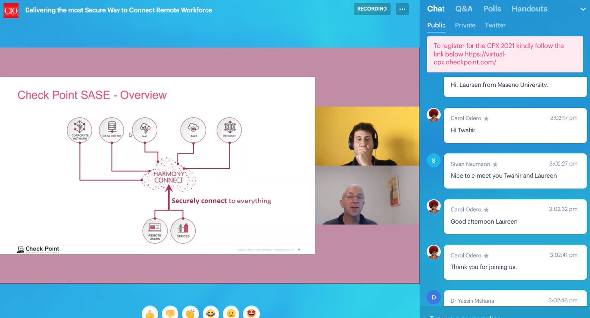 dx5ve's tweet photo. The HARMONY Connect has trust elements integrated deeply into its infrastructure. @CHKPAfrica
@CarolOdero
@kiganda_mo
#CIOWebinarSeries
#RemoteWorforce https://t.co/puYW81EpUj