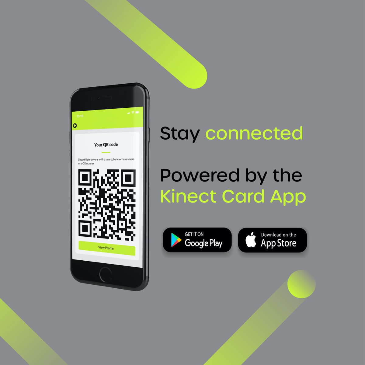 Kinect_Card's tweet image. The Kinect Card App
Keeping you connected...

Manage your business details via our app. Create your profile, add social links, view analytics &amp;amp; switch profiles in seconds.

Have your details to hand. The QR is available on screen, so you can share your details any time.