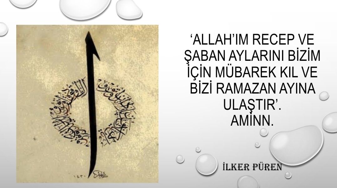 Regaip Kandilimiz Mübarek Olsun...