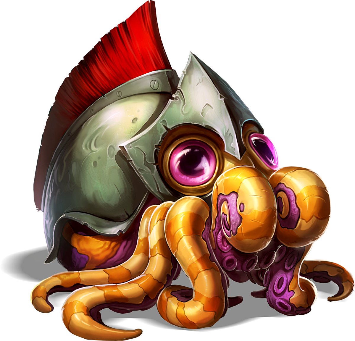 Rogiervdbeek's tweet photo. The Spartan #Squizz version I painted earlier this week for #Illuvium and the #SNX communities :) More coming! https://t.co/eiwXpjt6Zn