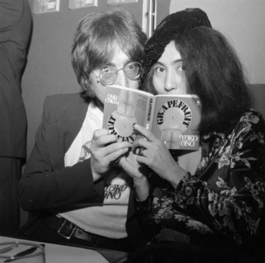 And Grapefruit was a massive influence on a certain John Lennon song. "The song was originally inspired by Yoko’s book Grapefruit. In it are a lot of pieces saying, Imagine this, imagine that..."In recent years, Yoko was finally given a song writing credit for that track.
