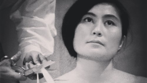 Firstly, her art! So much of it is ace, but Cut Piece lives in my mind rent free. The performer sits on stage with a pair of scissors, and the audience are invited to walk up and snip off a bit of their clothing. "I was saying, hey, you’re doing this to women, you know?"