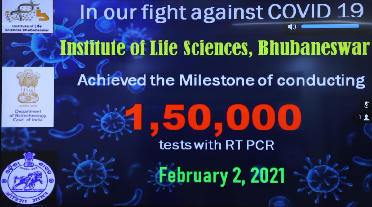 Pleased to have addressed 32nd Foundation Day celebrations of Institute of Life Sciences, Bhubaneswar via VC today in the august presence of Minister of <a href="/PetroleumMin/">Ministry of Petroleum and Natural Gas #MoPNG</a>, Sh <a href="/dpradhanbjp/">Dharmendra Pradhan</a> Ji.

ILS has made remarkable contributions to the fight against #COVID19 

<a href="/DBTIndia/">Department of Biotechnology</a>