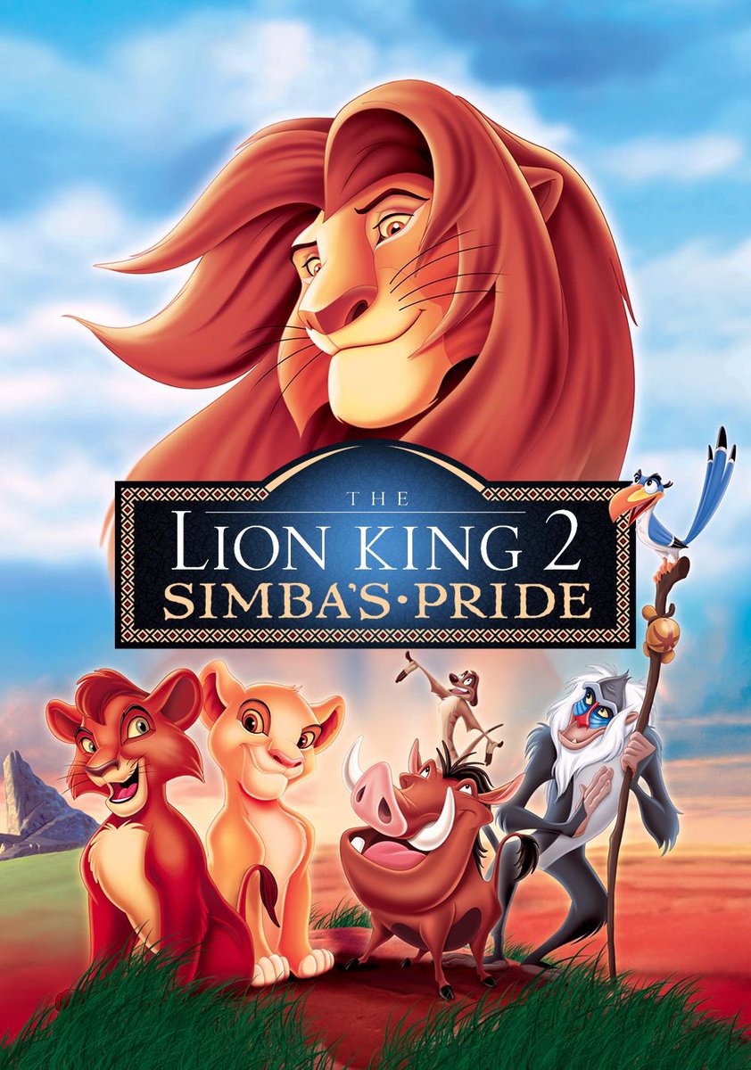 Le Roi Lion 2 : L'Honneur de la tribu fait honneur au premier avec, sans surprise, les mêmes personnages qu'avant mais des années plus tard. Les nouvelles têtes sont intéressantes et les chansons sont toujours aussi réussies. 7/10