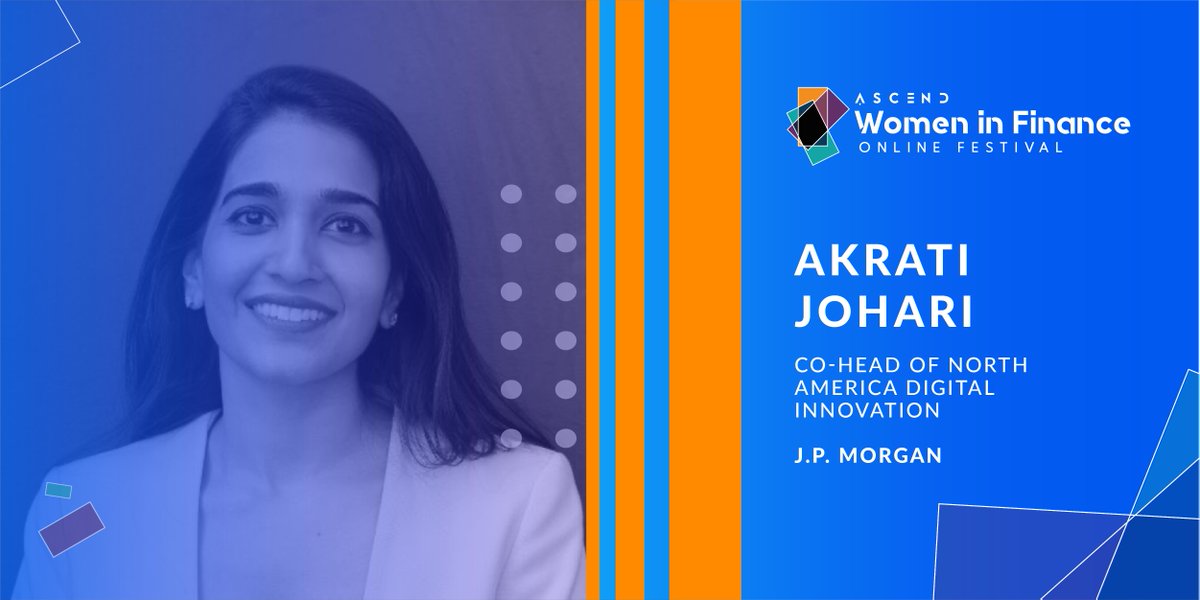 Join Akrati Johari, Co-Head of North America Digital Innovation at J.P. Morgan for her session on Innovation in Banking at #WIFOnlineFestival hubs.la/H0Gr7yh0