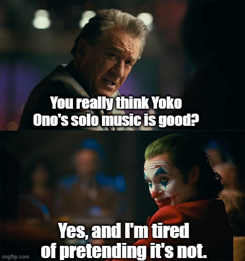 NOW, her music. I love it, I genuinely do. I own almost all her records, and the Onobox sits pride of place on my shelf.