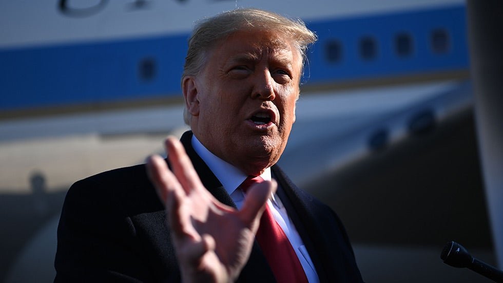 thehill's tweet photo. Trump says it's "too early to say" if he will run for president in 2024 https://t.co/81wxaTbn1o https://t.co/qp53nuFG3f