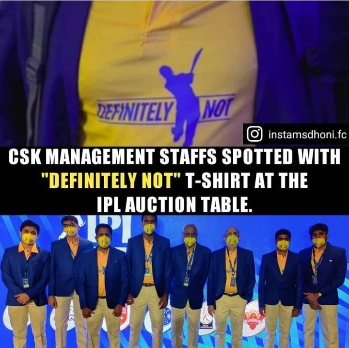 Akshay_Pawar_22's tweet photo. #definitelynot is again on trand
#csk
#IPL2021Auction https://t.co/YYdb8Ux0KJ