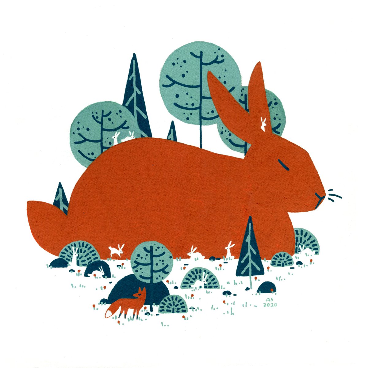 aspenceart's tweet photo. it’s time for #AnimalArtistsUnite!  I’m an illustrator with a lot of love for woodland animals 🦌🌿 https://t.co/riiIjnwuuu