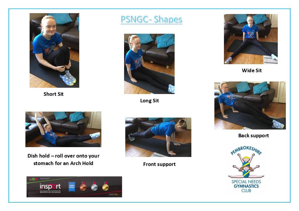 Today’s activity is Shapes!

A fun game to play with these is Simon says....

Get another person in your house to test you! 

For example - ‘Simon says......wide sit’

See if you can get them all right!

Have fun 🙌🏻👏🏻🤩