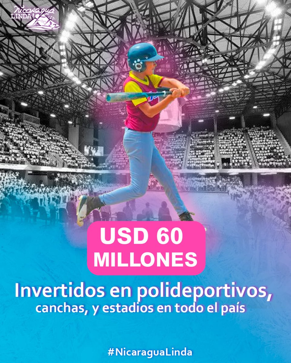 Gobierno Sandinista ha garantízado moderna  infraestructura deportiva a nivel nacional para la sana recreación y la práctica de
diferentes deportes #UnPuebloQueVence
<a href="/Carev293/">Carlos Reyes Velásquez</a> <a href="/CarlaPa78279043/">Carla Padilla</a> <a href="/ElizaCaldern5/">Eliza Calderón</a> <a href="/Blandon_ly/">Odalys Santana ❤️🖤✌️</a> <a href="/Yaho0416/">YahoskaMendoza #AquiNoSeRindeNadie</a> <a href="/fr1nkro/">UlloaFrank</a> <a href="/Majatriz/">Martha Jamileth Velásquez</a> <a href="/MinsaTipitapa/">Salud en Familia y Comunidad TIPITAPA</a> <a href="/PraviaDavid/">David pravia</a>