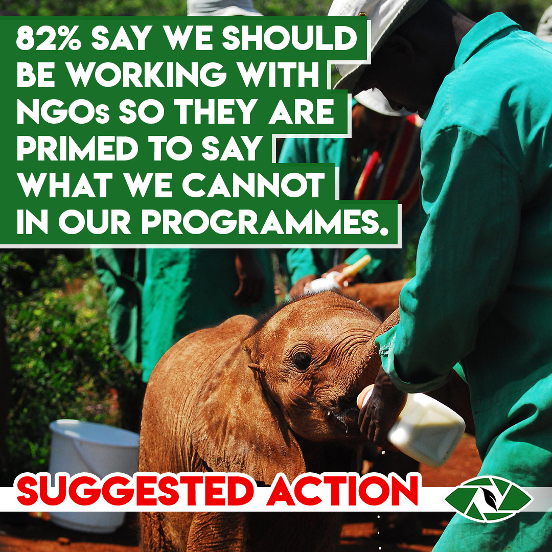 FFWildlife's tweet photo. Impartiality is vital to broadcasters, but 84% of survey participants feel this is holding back environmental programmes from telling the whole story.
Are partnerships with NGOs, who can say what we cannot, the answer?
Share your thoughts on the forum: https://t.co/w4JmfSNw8F https://t.co/ugiE77NNik