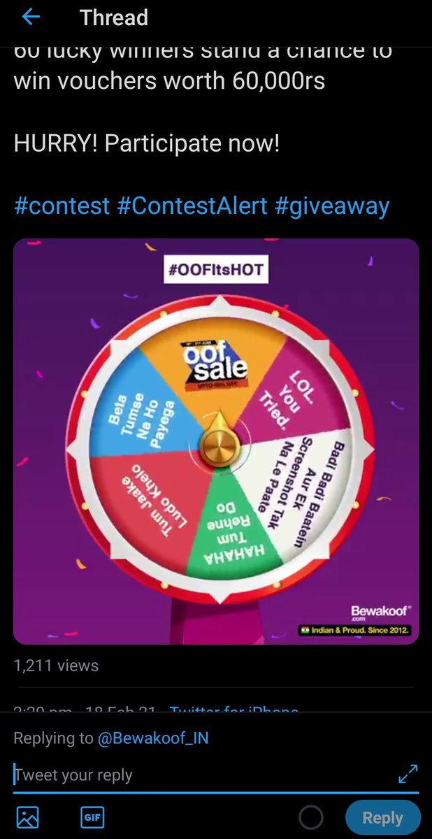 thebmcboy's tweet photo. @Bewakoof_IN Day - 2

Here is my shot ✅
@Bewakoof_IN  🥳
Tags :-           @tush_tech  
@MedicalSakshi  @Sharvan86180432 
#Contest #ContestAlert #Giveaway 🎁✨ 
#ContestAlert #giveaways #dealztrendsgiveaway #bewakoofgiveaway #ContestIndia  #dailycontests https://t.co/MvGcQU1rA4