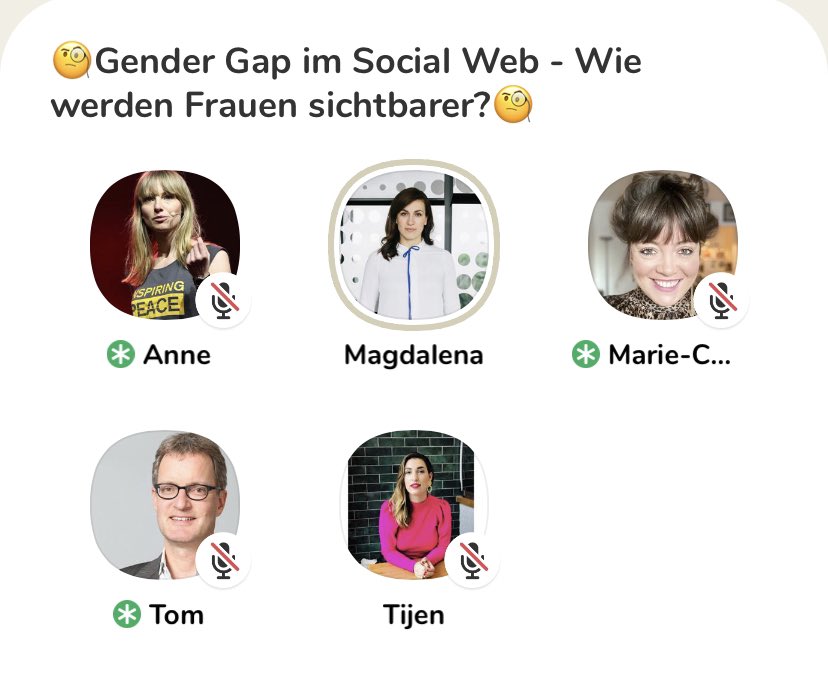 You can’t be what you can’t see? We need more female role models, the ability to dream, active mentorship, new perspectives to be seen.  First take-aways from #clubhouse talk with <a href="/TijenOnaran/">Tijen Onaran</a> <a href="/LenaRogl/">Magdalena Rogl</a> <a href="/Pink__Ponk/">Marie-Christine Knop</a> 
#femaleempowerment #FrauenStaerken
