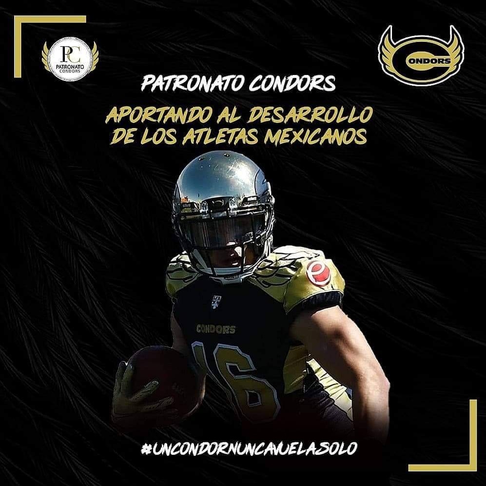 #LegiónCondor
.
El Patronato Condors esta comprometido con el desarrollo de los atletas mexicanos mediante apoyos tanto en lo deportivo como en lo personal, creando así una cultura del deporte en México.
.
 #UnCondorNuncaVuelaSolo