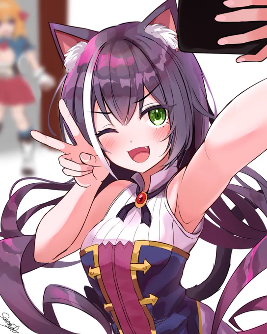 「キャルちゃーん?ごはんできましたよー?」(ガチャ)
#プリコネR 
