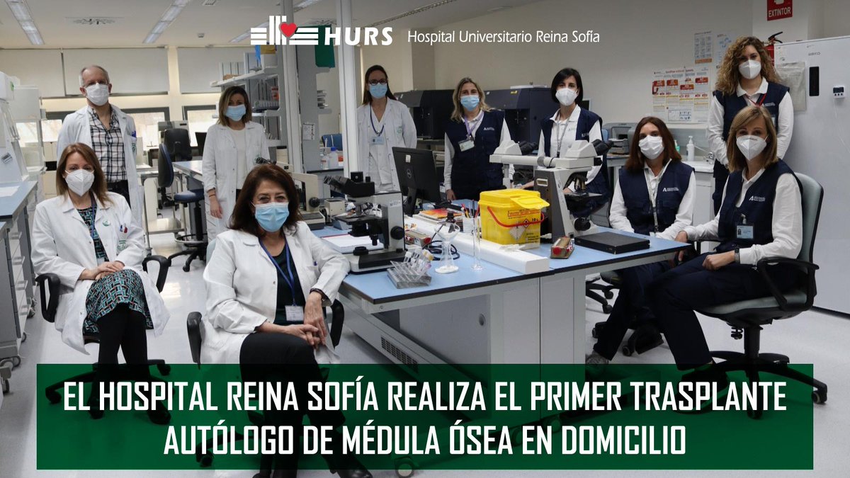 🏠El <a href="/HUReinaSofia/">Hospital Universitario Reina Sofía</a> realiza el primer #trasplante autólogo de #médulaósea en #domicilio. 🔝#Hito impulsado por la Unidad de #Hematología 👇 

✅ Favorece la recuperación del paciente y mejora su calidad de vida.

➕ℹ bit.ly/TrasplanteAutó…