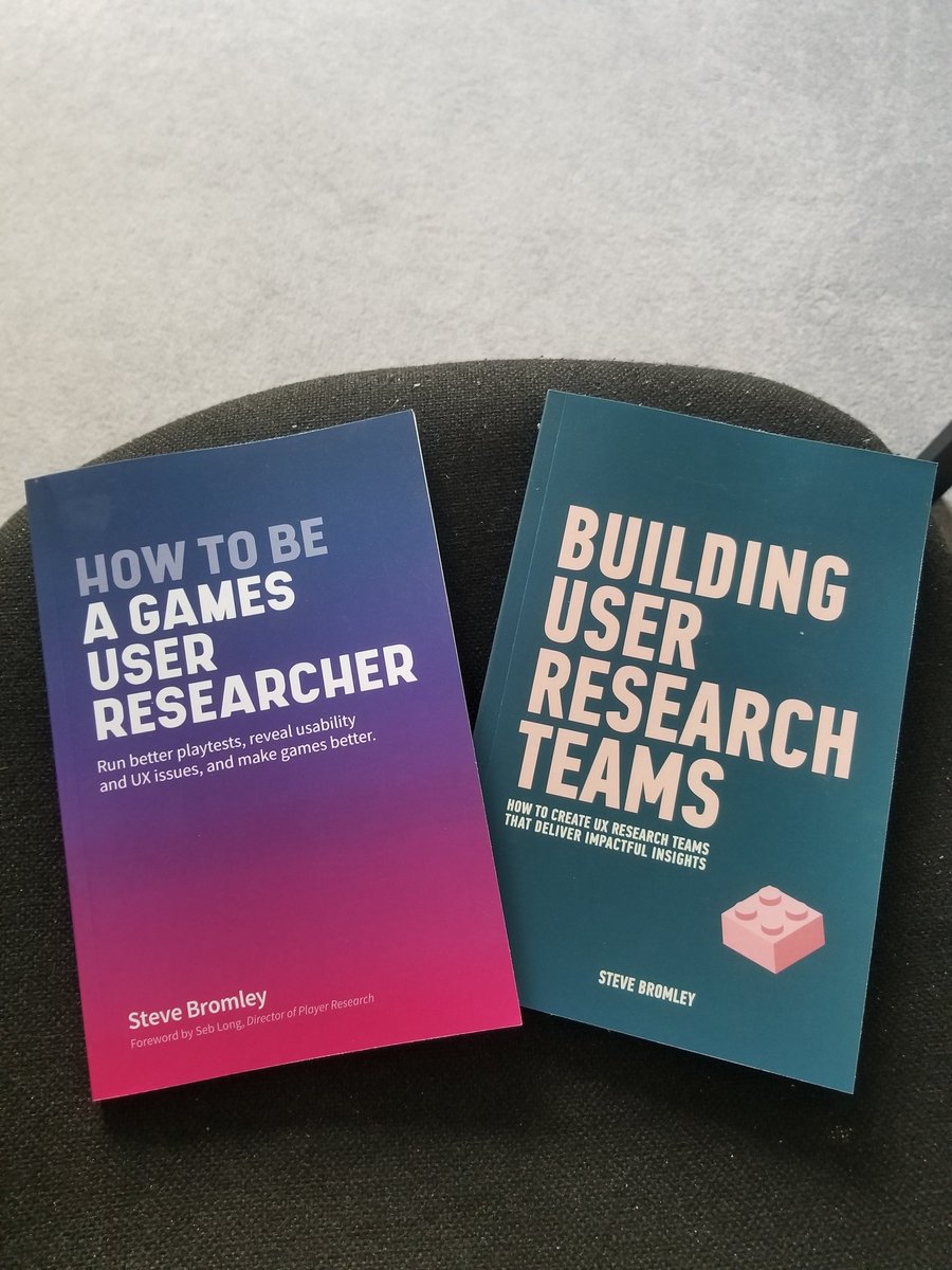 Meg (@meganelacroix1) on Twitter photo I had my eyes on "Building user research teams" for a long time, so I bought them both 😁 Can't wait to read <a href="/Steve_Bromley/">Steve Bromley 🦆</a>'s books! I had my eyes on "Building user research teams" for a long time, so I bought them both 😁 Can't wait to read <a href="/Steve_Bromley/">Steve Bromley 🦆</a>'s books!