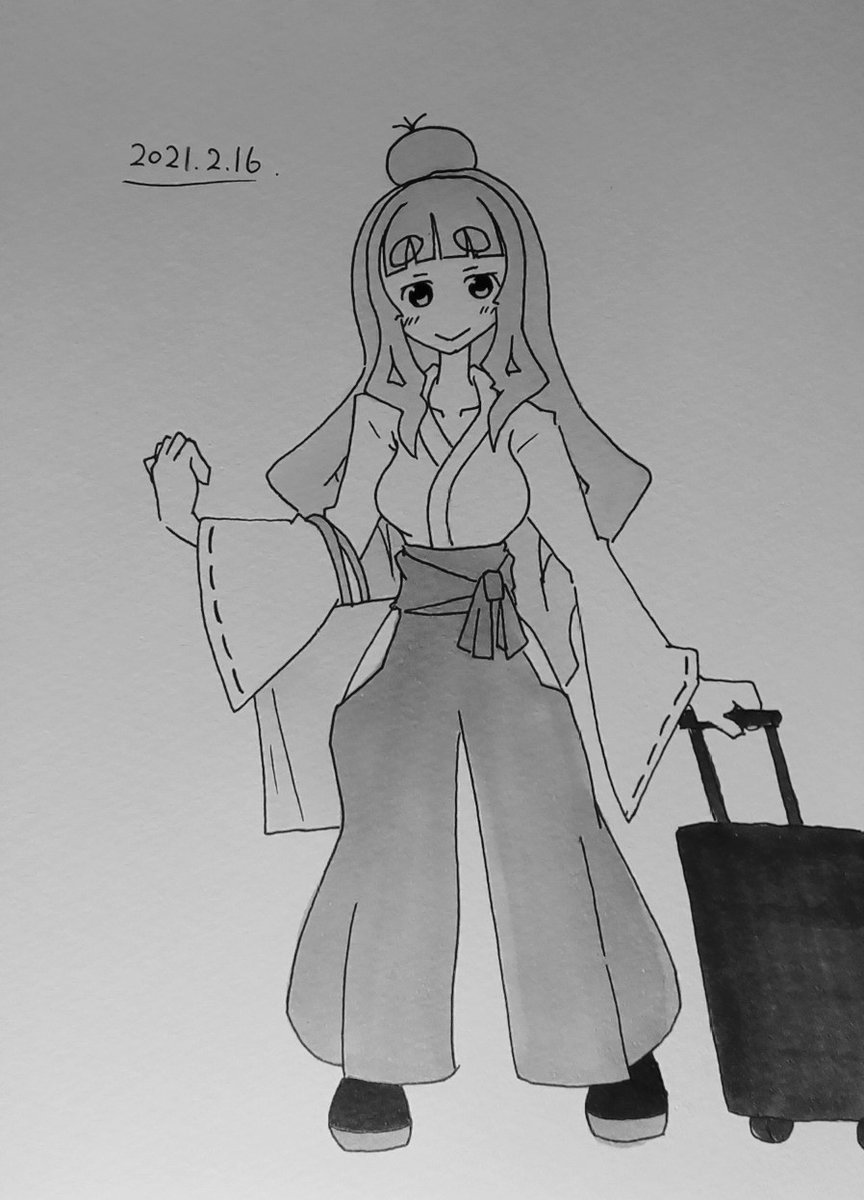 たまに描く久米田先生風irodoriシリーズですが、徐々に「久米田先生のテイストを取り込んだ別のナニか」になっていってるような気がしないでもない。 