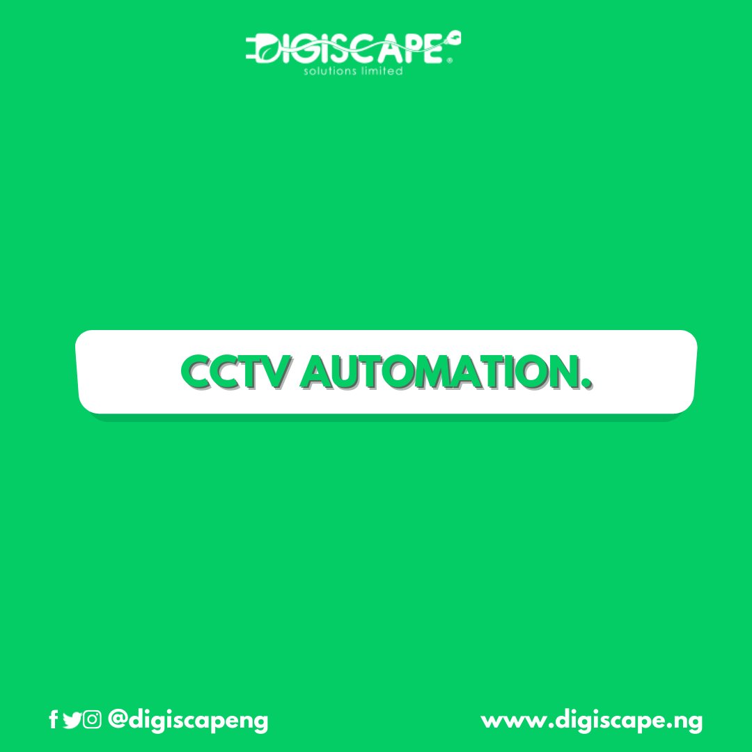 Digiscapeng's tweet photo. Sleep easy knowing your home is safer when you install our CCTV and security cameras.
To know more about our energy solutions, reach our support team.
Call: 08099995980 or 08180009311
Email: info@digiscape.ng
#security
#transformingthursday
#digiscapeng https://t.co/o5sJ7tOGcw