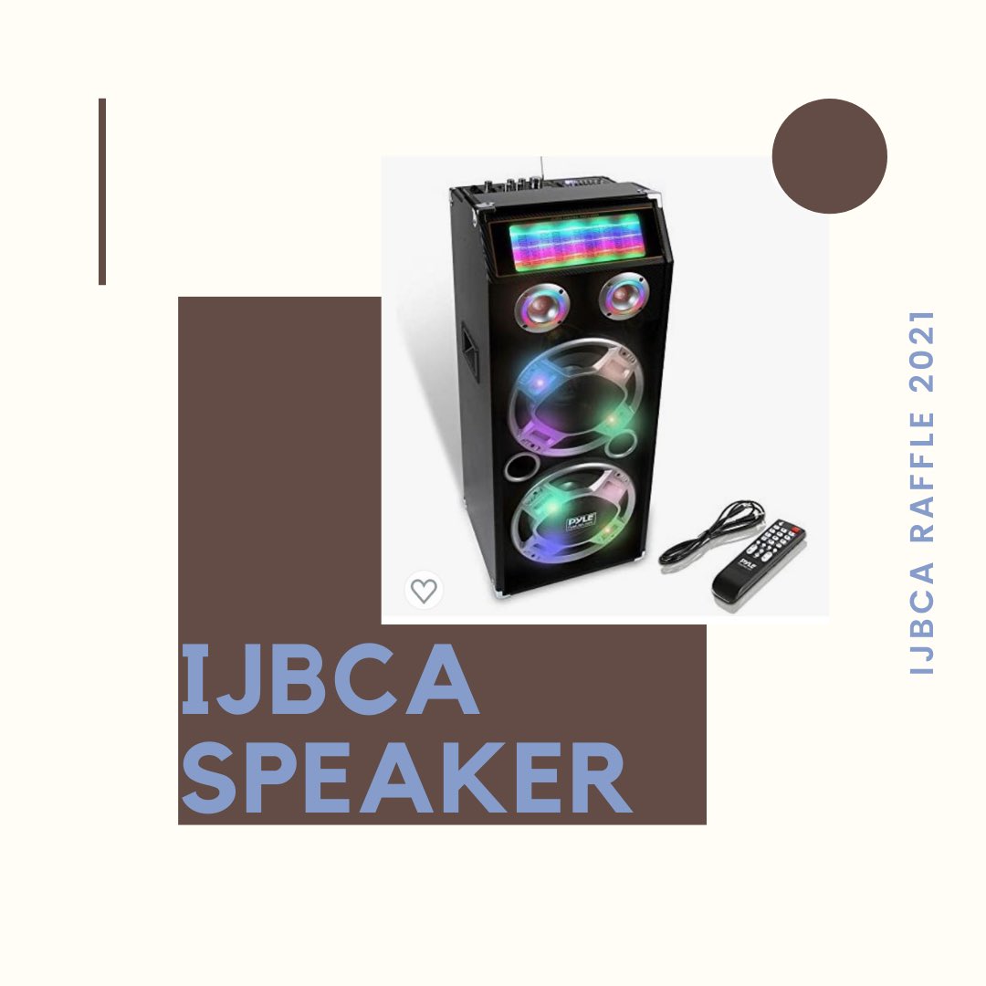 IJBCA's tweet photo. We will have an IJBCA Raffle, rather than a silent auction at HBC this year. The items that will be raffled off are the following:
•••
1. Pyle Disco Jam Speaker
2. IJBCA Cornhole Boards
3. Show Pass (good for up to four rings)
•••
Tickets will be available at HBC! https://t.co/dwDk5Cesbs