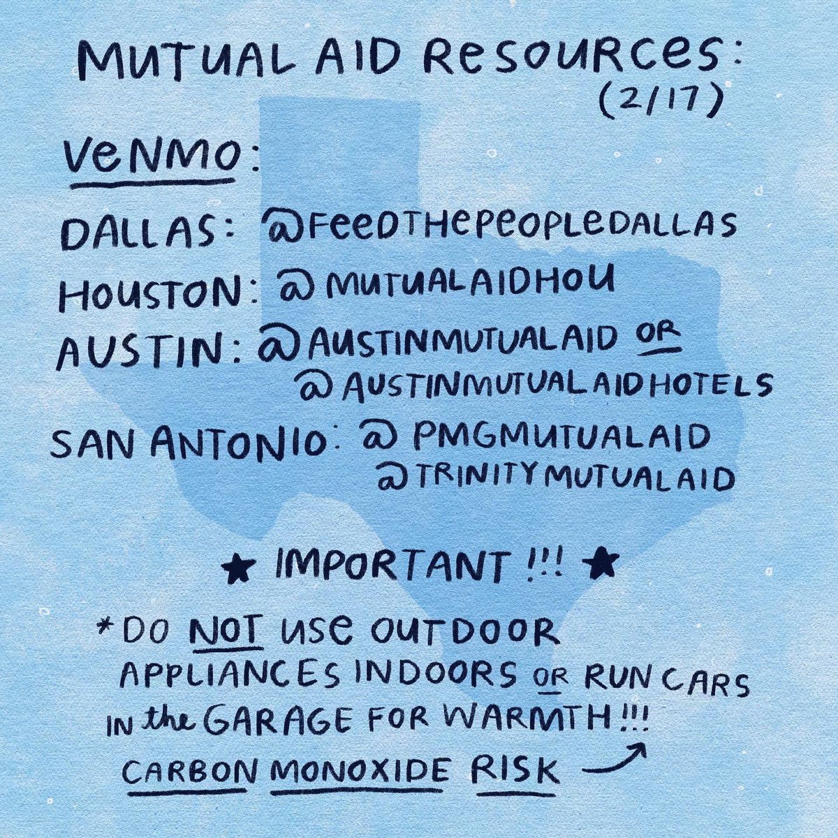 lenubienne's tweet photo. Scroll one of the hashtags below and give generously. 
#VoidGives
#TexasBlackout 
#TexasWinterStorm2021 
#TexasPowerOutage
#TexasWinterStorm
#TexasPowerResources 
#TruthInTexas
#TheTruthInTX 
#TexasMutualAid 
#MutualAidDFW https://t.co/NCqNQ3Y9QJ