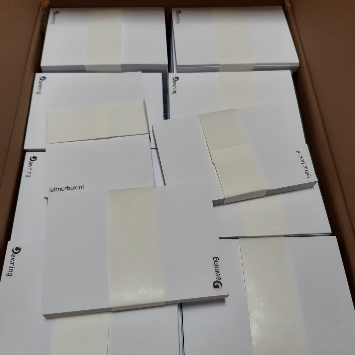 Ze zijn binnen! 
#flashcards #flitskaarten #leitnerbox