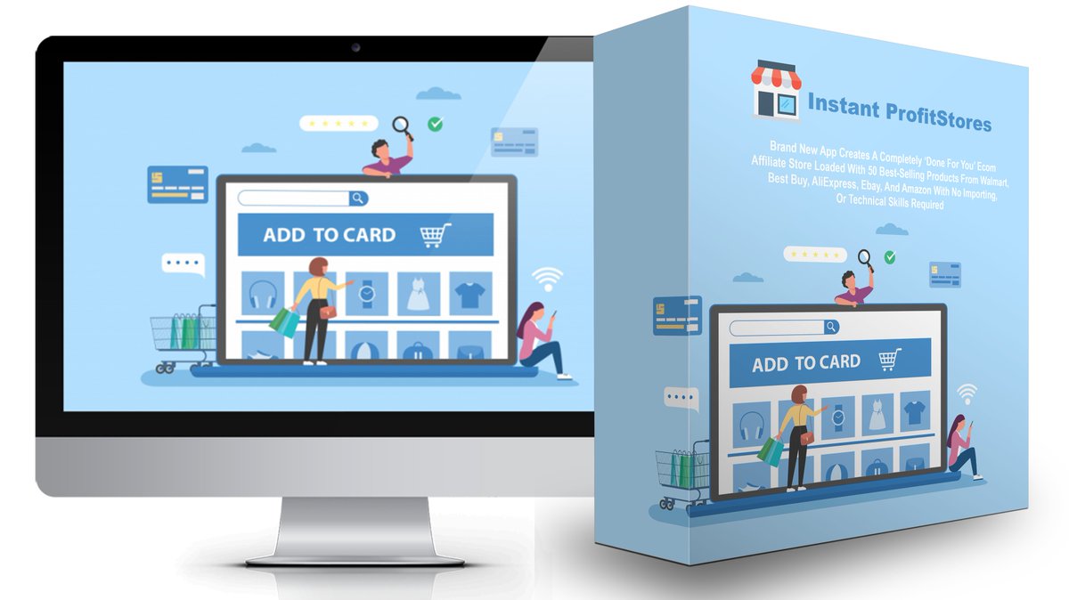 Brand New App Creates A Completely ‘Done For You’ Ecom Affiliate Store Loaded With 50 Best-Selling Products From Walmart, Best Buy, AliExpress, Ebay, And Amazon With No Importing, Or Technical Skills Required 
softtechhub.us/InstantProfitS…

#workfromhome