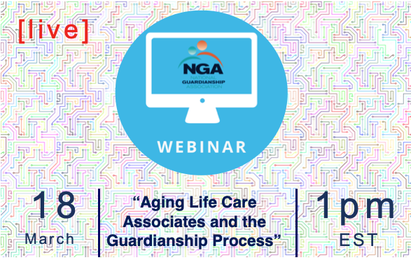 guardianshipNGA's tweet photo. 3 weeks to register!
Aging Life Care Associates can be part of the #guardianship process by providing assessments, ongoing care management, family mediation and expert witness.
Will close when full or by 3/11: https://t.co/NB3LSicZA6 https://t.co/TRGLFijAa1