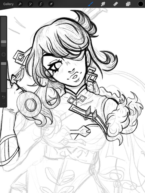 The line art is really making me wanna scream but other than that 
