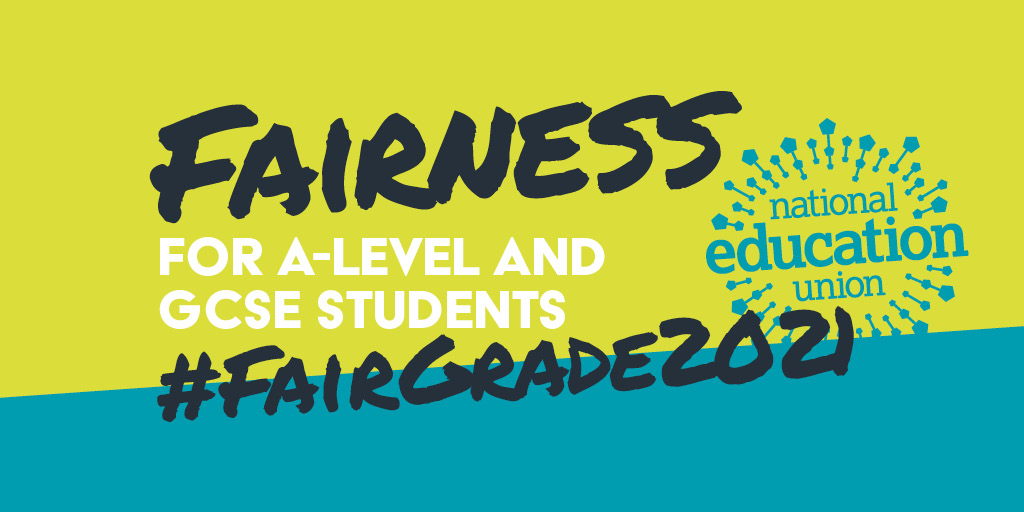 Govt must put in place a national system to account for differences in lost learning, to ensure no A-level or GCSE student is penalised by the pandemic. 

Read our criteria here👉neu.org.uk/assessment/fai…

 #FairGrade2021