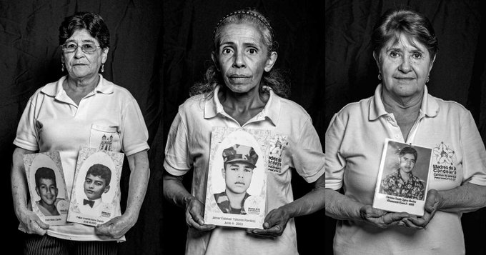 The unimaginable scale of 6,402 civilians killed by state forces is the tip of the iceberg. It has also been met with courageous resistance. For example, the mothers of those killed (Madres de Soacha) have demanded justice day-in-day-out. Follow their work:  @MAFAPOCOLOMBIA 5/5